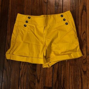 Banana Republic Side Zip Cuffed Shorts